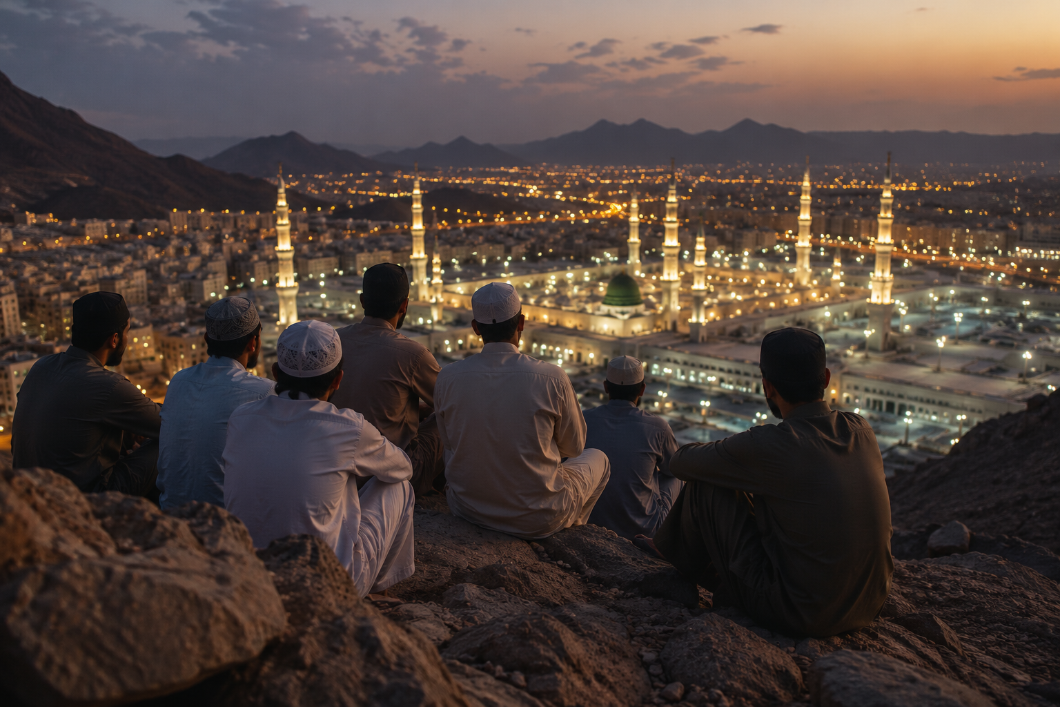 Madinah mountain-top