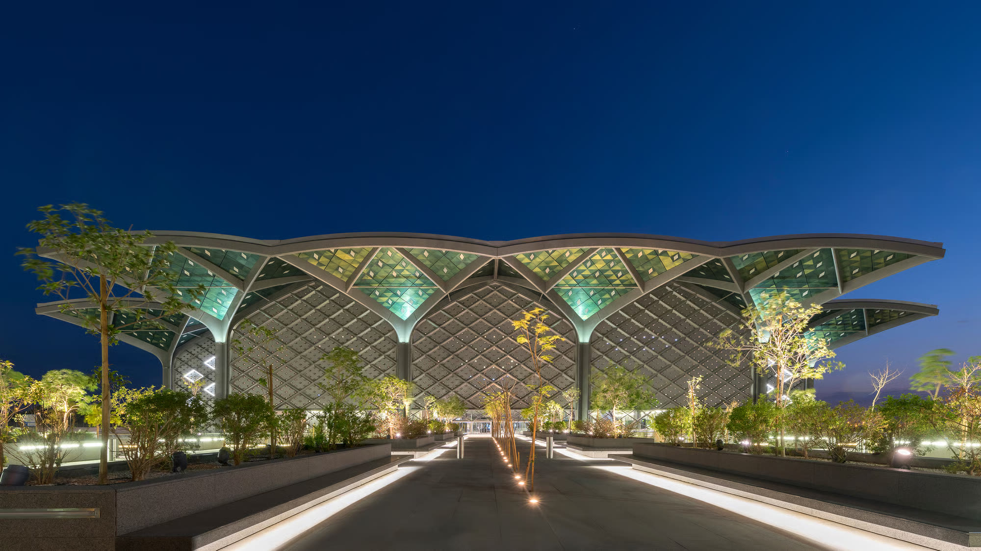 The station at night